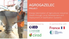 AGROGAZELEC project - Gasifier development in Africa